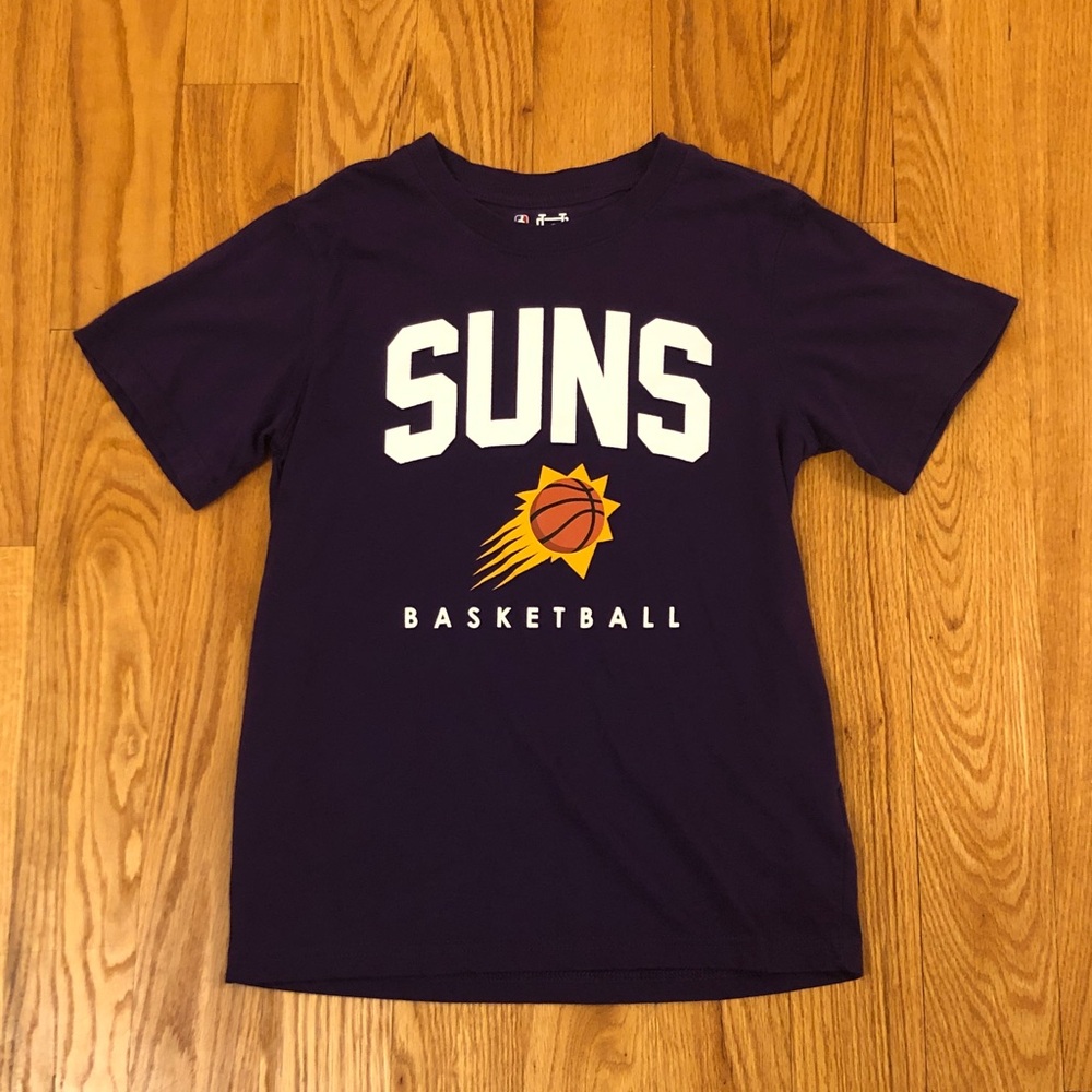 NBA Ultra Game Kids Suns Basketball Purple T-Shirt Size 10-12